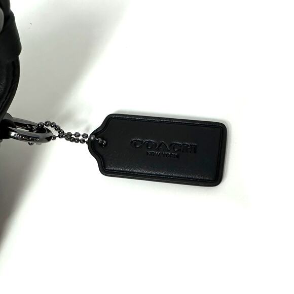 Coach Warren Belt Bag Black Leather CN407 - Picture 7 of 8